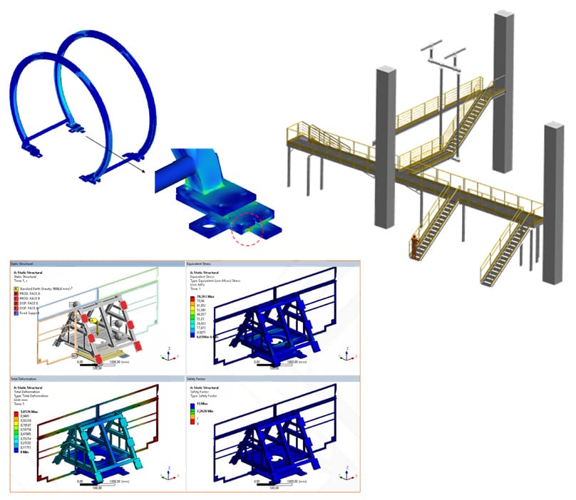 Imagens ilustrativas de projetos em 3D